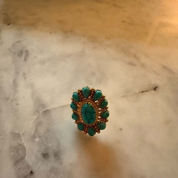 Sezane turquoise ring - Picture 4 of 4